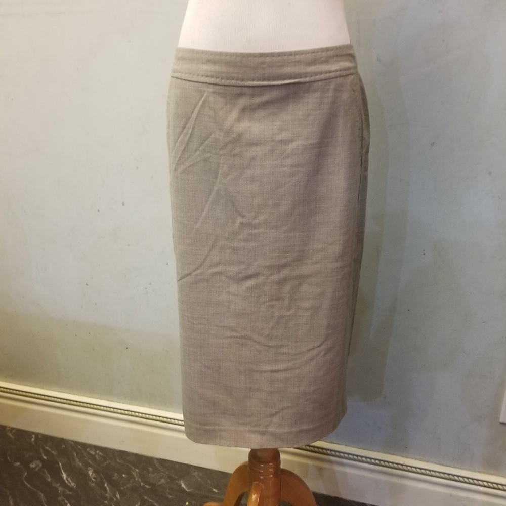 Banana Republic wool pencil skirt midi with pockets women's size 4 (P6)